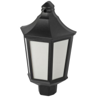 Светильник садово-парковый НБУ 06-60-003 Ника 60Вт черн. бел. основание матов. Эра Б0061158