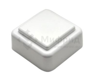 Кнопка звонка (выключатель для бытовых электрич. звонков) МОНОМАХ ВЗ1-01 бел.