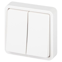 Выключатель Эксперт 11-1524-01 двойн. IP55 10АХ-250В СУ бел. Эра Б0063271