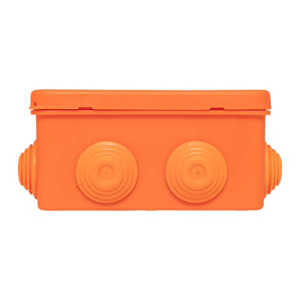 Коробка огнестойкая E45 100х100х50мм IP55 с клеммникам 6 полюсов 0.5-10кв.мм HF EKF plc-kmfr-100-610