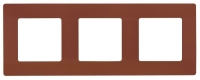 Рамка 3-м Etika какао IEK 672573