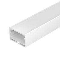 Профиль SL-LINE-4932-2500 WHITE+OPAL L2500 с экраном алюм. Arlight 036304