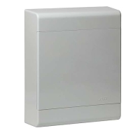 Щиток ОП Тусо 24мод. с непрозрач. двер. 370х302х95мм сер. Рувинил 68324С