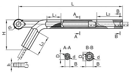 Зажим натяжной прессуемый НАСУС-185-1