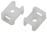 Площадка под хомуты 22х16мм с монтажным отверст. М4 NO-225-313 бел. (уп.10шт) Эра Б0066687