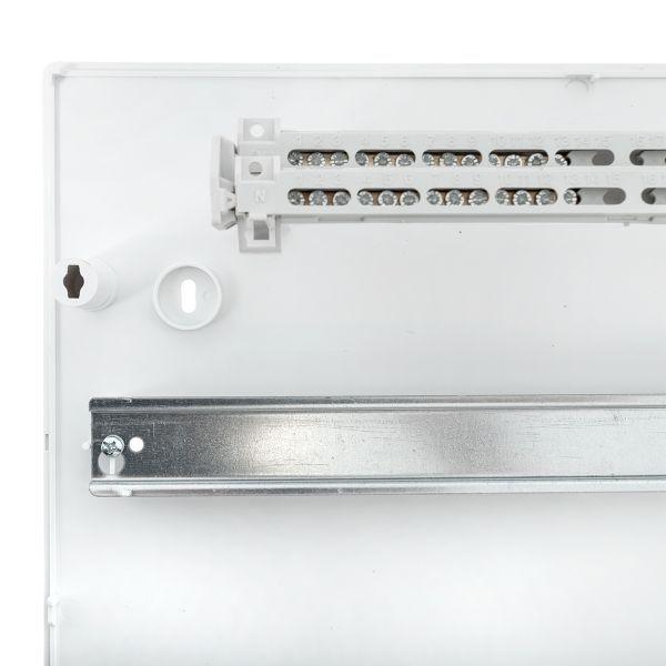 Щит распределительный навесной Unix 4x18мод. IP41 прозр. дверь PROxima EKF ux-4x18-n