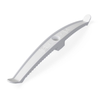 Держатель круглого кабеля двусторонний для прямого монтажа на 16 мест в гофроящике бел. (уп.100шт) Промрукав PR13.0486