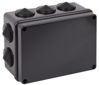 Коробка Тусо распаячная для ОП 150х110х70мм без гермовводов УХЛ1 черн. Ruvinil 67053Ч