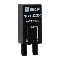Модуль защитный диодный 6-220В DC для промежуточных реле RP AVERES EKF rp-vd-220DC