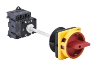 Выключатель-разъединитель 3п 40А IP20 с красн. выносн. рукоят. на дин-рейке/плате с замком SE MSD40340R