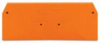 Пластина торцевая промежут. 28х2.5х63.8мм оранж. WAGO 280-326