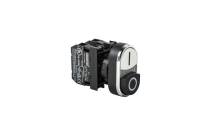 Кнопка сдвоенная выступающая (1НО+1НЗ) черн./бел. EMAS B102K21HB