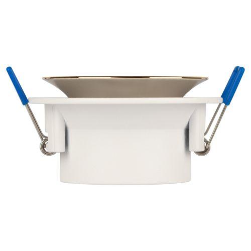 Светильник декоративный KL103 WH/GD MR16 GU5.3 встраив. бел. золото ЭРА Б0056351