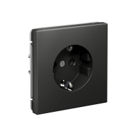 Розетка ArtGallery 16А с заземл. быстрозажим. клем. механизм базальт SE GAL001443S