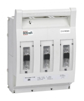 Выключатель-разъединитель-предохранитель ПВР горизонт. 800А 3ф отключ. 1НО+1НЗ навесной монтаж на шину ПВР-102 DEKraft 21419DEK