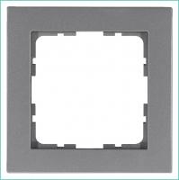 Рамка 1-м G-Classic алюм. Jasmart G1001S