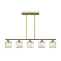 Люстра Ferrera 200Вт E27х5 IP20 Freya FR5474PL-05G