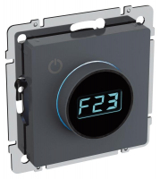 Термостат электронный с индик. BRITE СП IP20 ТС10-1-БрМ механизм маренго IEK BR-RT11-K35