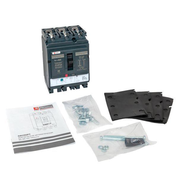 Выключатель автоматический 3п 160/80А 36кА ВА-99C Compact NS PROxima EKF mccb99C-160-80