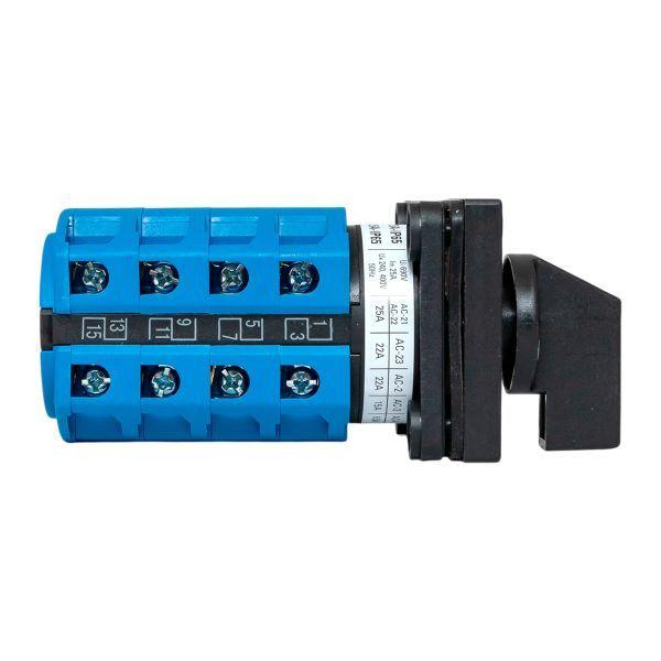 Переключатель кулачковый ПК-1-24 4п 25А "1-0-2" IP65 EKF pk-1-24-25-65