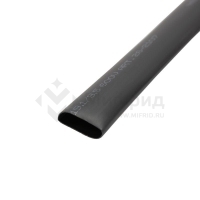 Трубка термоусадочная двустенная клеевая 19.1/9.55 (2:1) черн. 1м (уп.10шт) Rexant 26-2107