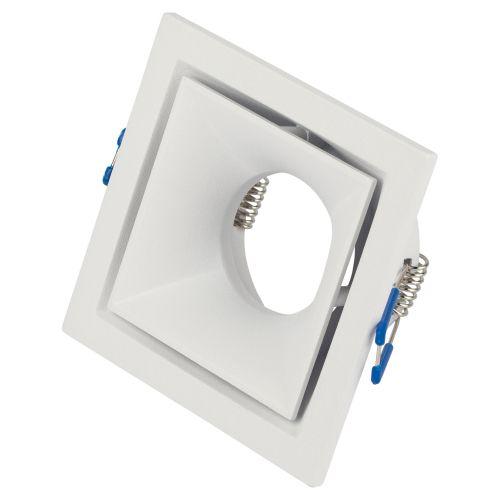 Светильник алюминиевый KL101 WH MR16 GU5.3 встраив. бел. ЭРА Б0055586