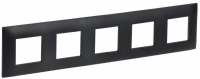 Рамка 5-м SKANDY SK-F05Bl черн. IEK SK-M52-K02