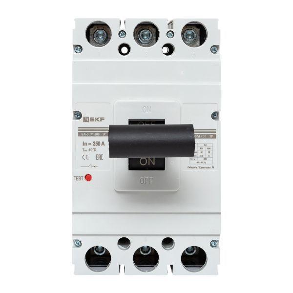 Выключатель автоматический 3п 400/250А 42кА ВА-99М PROxima EKF mccb99-400-250m