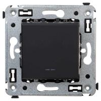 Переключатель 1-кл. СП Avanti "Черный матовый" DKC 4412113