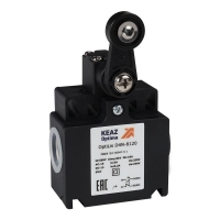 Выключатель концевой OptiLiS D4N-8120 рычаг пластик. с роликом пластик. EN 50047 XCKT2118P16 КЭАЗ 365318