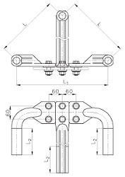 Зажим аппаратный 3А2А-500-4