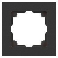 Рамка 1-м СП Accent 6-501-07 графит Intro Б0063756