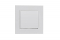 Выключатель 1-клав. Karea LINE STAR жемчуж. Makel 86100001