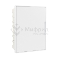 Щиток встраиваемый Фрейм (FRAME) 24мод. с бел. дверцей с 4 шинами PEN (2шт на 8 отверст. и 2шт на 6 отверст.) бел. DKC F24B1WW