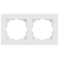 Рамка 2-м СП Accent 6-502-01М бел. матов. Intro Б0063751