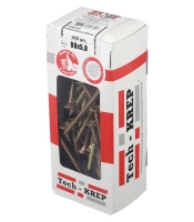 Саморез универсальный 80х5.0мм желт. (уп.100шт) Tech-Krep/Zitar 102266