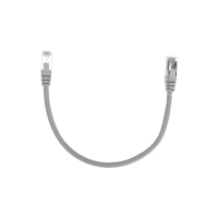 Патч-корд F/UTP кат.6 RJ45-RJ45 26AWG LSZH 0.3м сер. Rexant 02-0210-03
