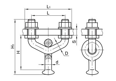 Узел крепления КГП-7-2Б