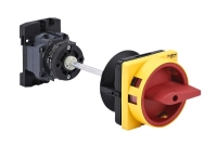 Выключатель-разъединитель 3п 20А IP20 с красн. выносн. рукоят. на дин-рейке/плате с замком SE MSD20340R