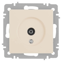Розетка телевизионная одиночная TV СП Accent 6-301-02 IP20 сл. кость Intro Б0063605