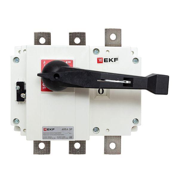 Рубильник-выключатель 3п 400А с рукояткой управления для прямой установки PowerSwitch PROxima EKF psds-400-3
