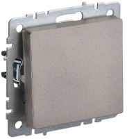 Выключатель 1-кл. СП BRITE ВС10-1-4-БрШ 10А самовозвратн. механизм шампань IEK BR-V14-0-10-K37