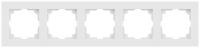 Рамка 5-м СП Accent 6-505-01М бел. матов. Intro Б0063722