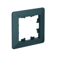 Рамка 1-м AtlasDesign Air изумруд/дым. черн. SE ATN220801