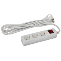 Удлинитель 3х1.5м с заземл. 10А с выкл. ПВС 3х0.75 UX-3es-1.5m Эра Б0057740