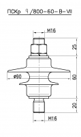Изолятор ПСКр 9/800-60-В-VII