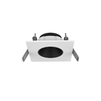 Рамка для модульного светильника Hottel 02 квадратная с круглым отверстием встраив. 65х24 (м. о. 52мм) черн. рефлектор VARTON V4-R0-00.0101.HT0-0003