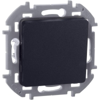Переключатель 1-кл. Inspiria 10А IP20 250В 10AX механизм антрацит IEK 673653