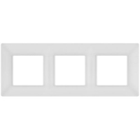 Рамка 3-м Elegance 14-5003-01М для розеток и выключателей матов. бел. Эра Б0065816