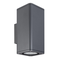 Светильник светодиодный LGD-EVO-WALL-TWIN-S100x100-2x12W Day4000 (GR 44 deg 230В) IP54 металл Arlight 046194